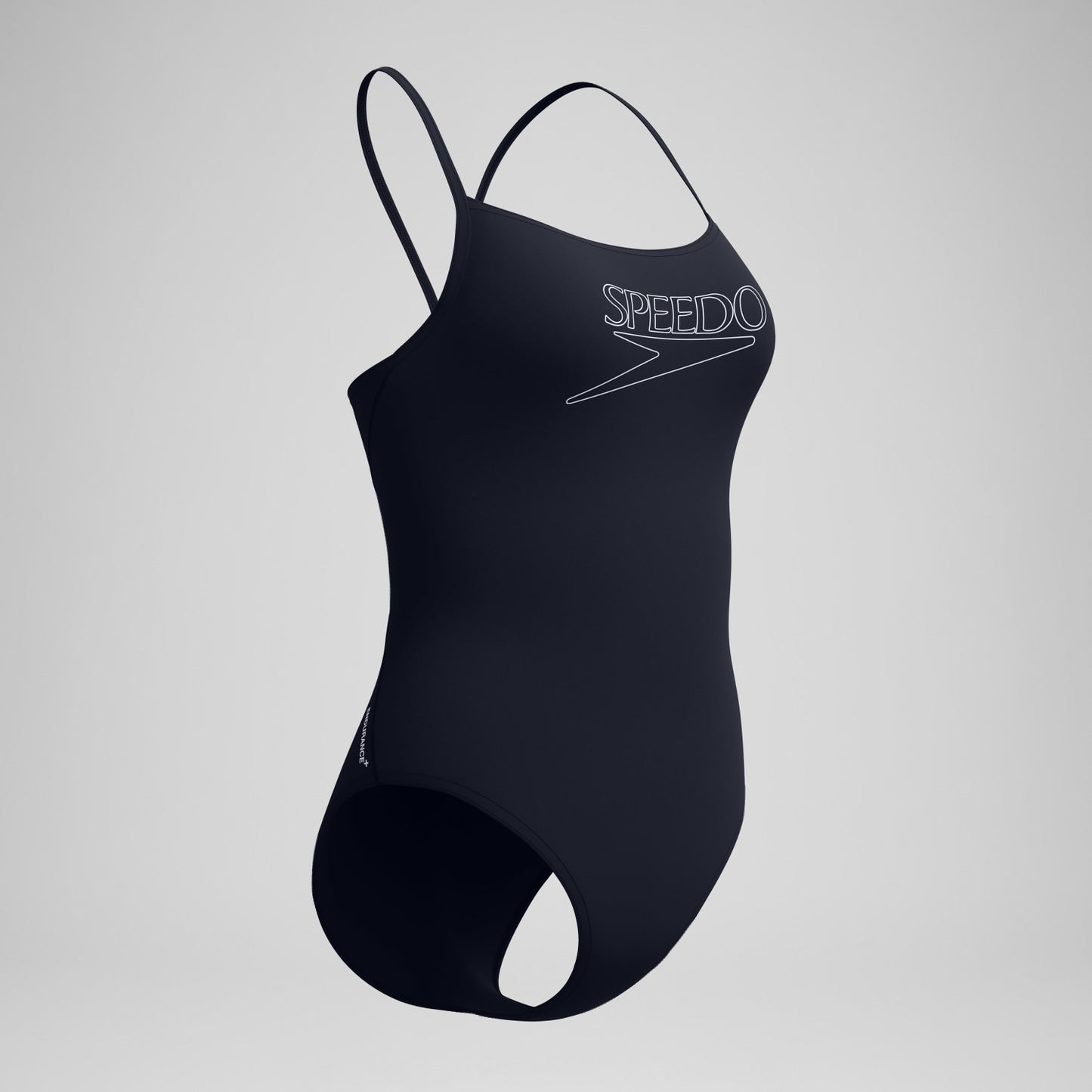 Endurance+ Logo Thinstrap Swimsuit Black - Speedo