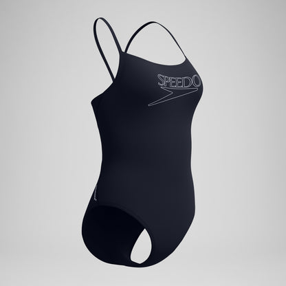Endurance+ Logo Thinstrap Swimsuit Black - Speedo