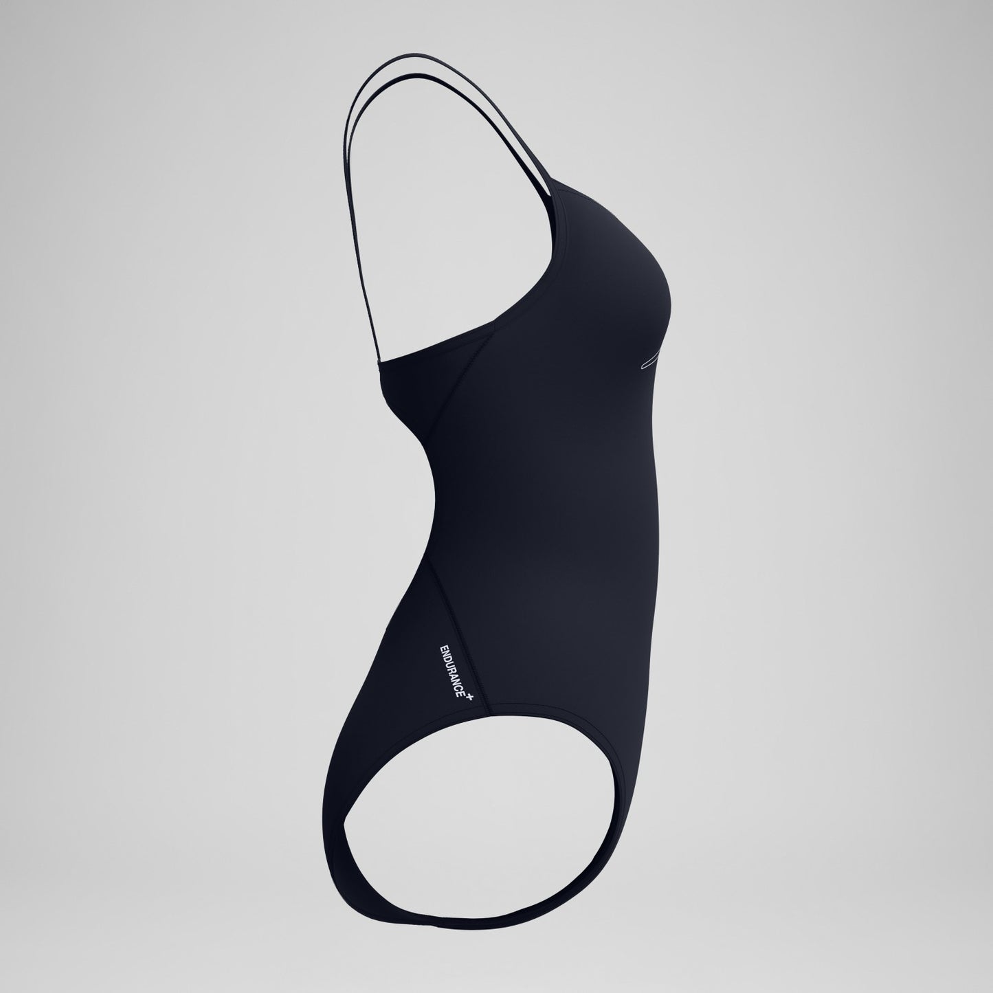 Endurance+ Logo Thinstrap Swimsuit Black - Speedo