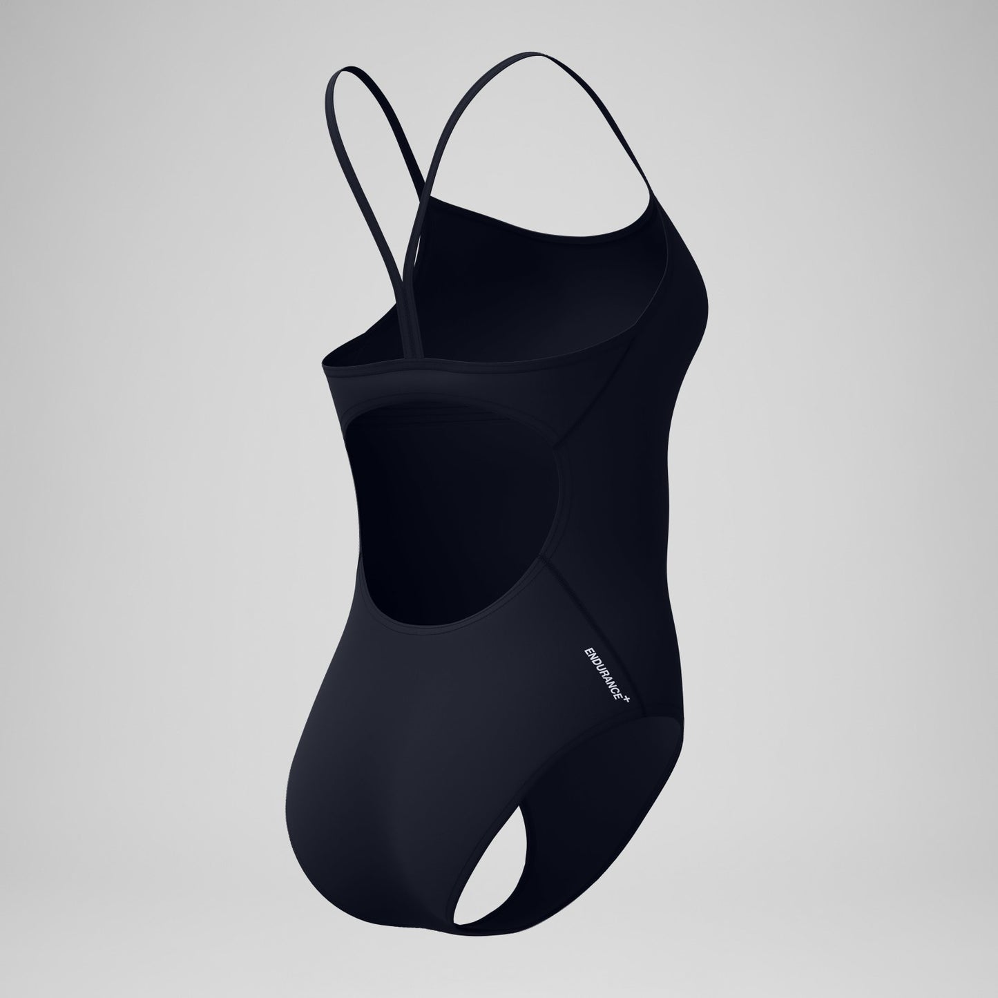 Endurance+ Logo Thinstrap Swimsuit Black - Speedo