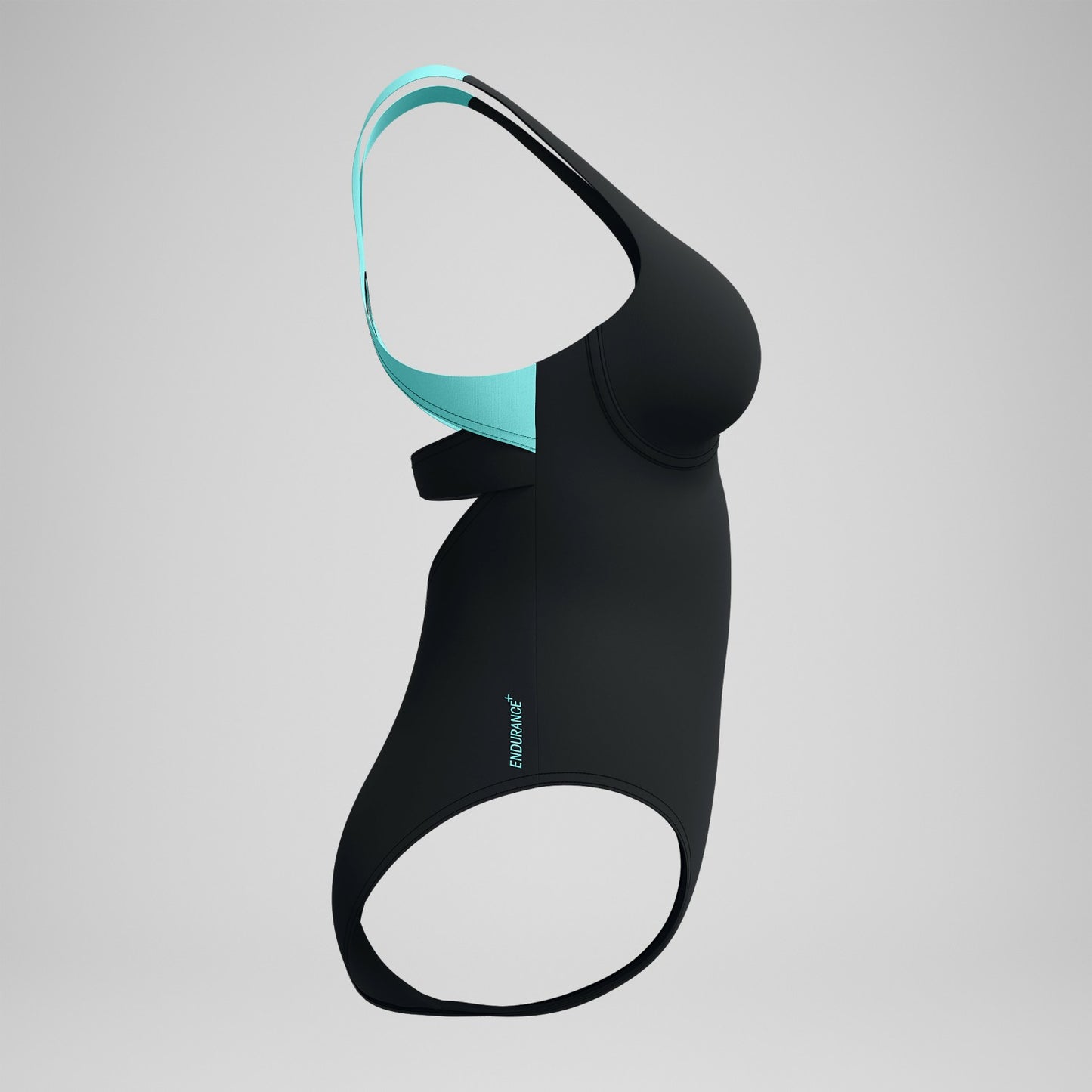 Racerback Swimsuit Black/Green - Speedo