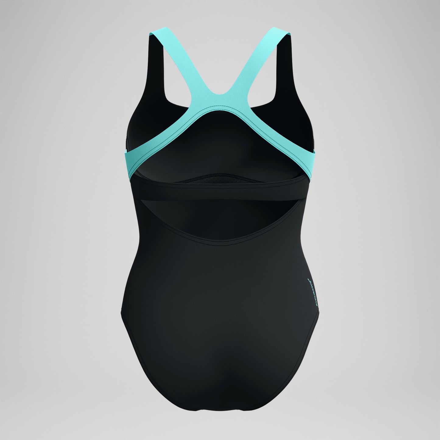 Racerback Swimsuit Black/Green - Speedo