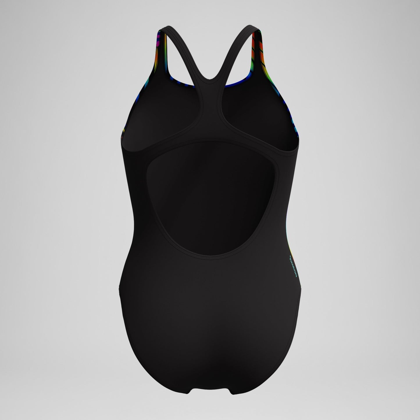 Digital Printed Medalist Swimsuit Black - Speedo