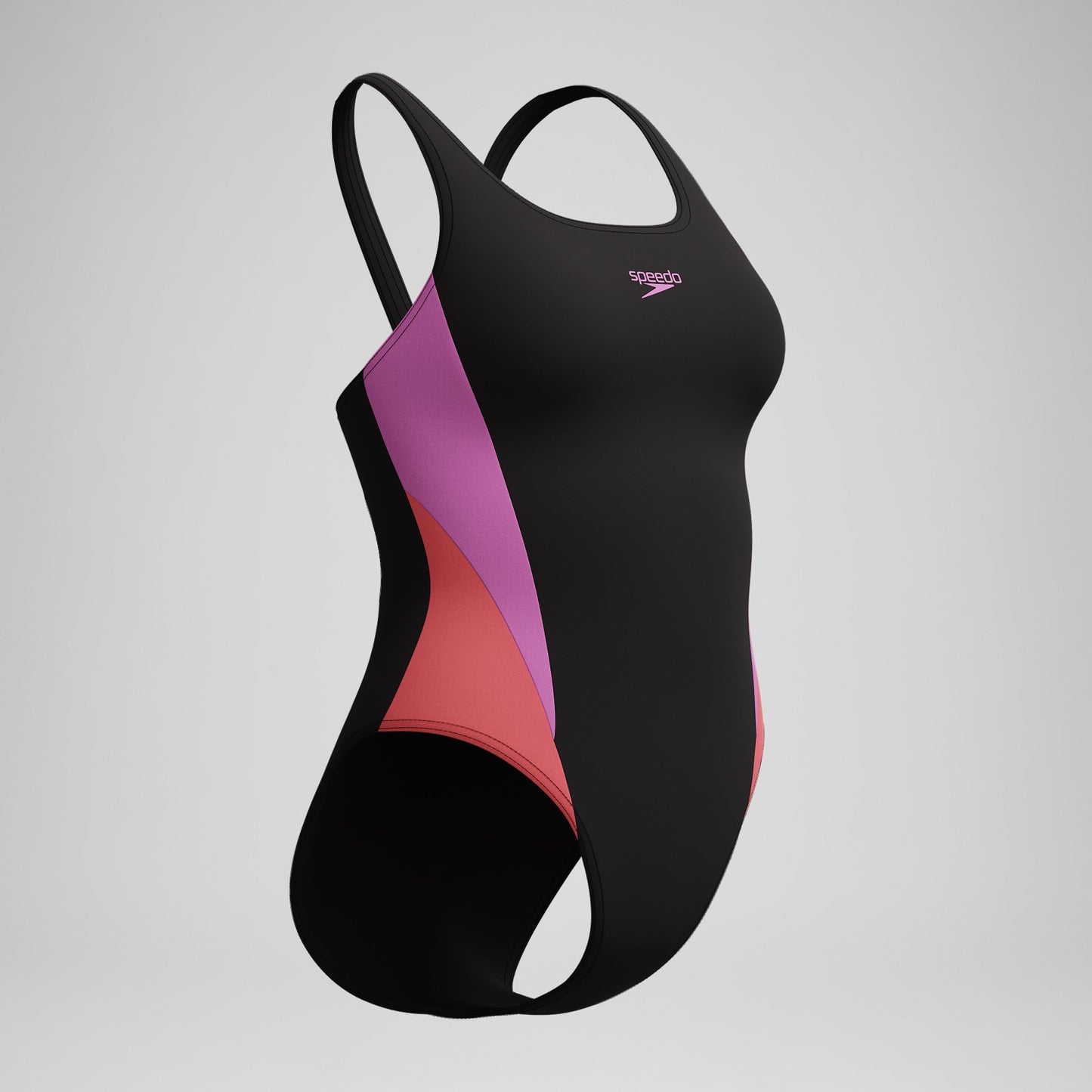 Colourblock 2.0 Swimsuit Black/Pink - Speedo