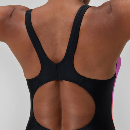 Colourblock 2.0 Swimsuit Black/Pink - Speedo