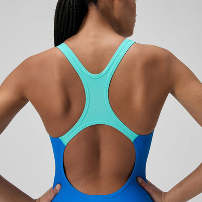 Medley Logo Swimsuit Blue/Green - Speedo
