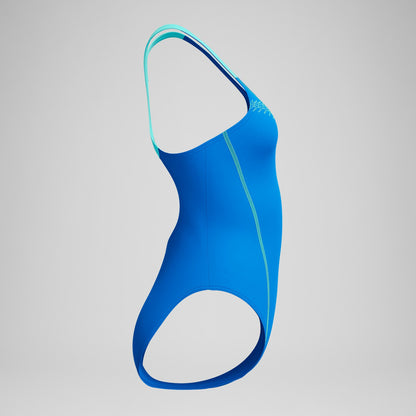 Medley Logo Swimsuit Blue/Green - Speedo