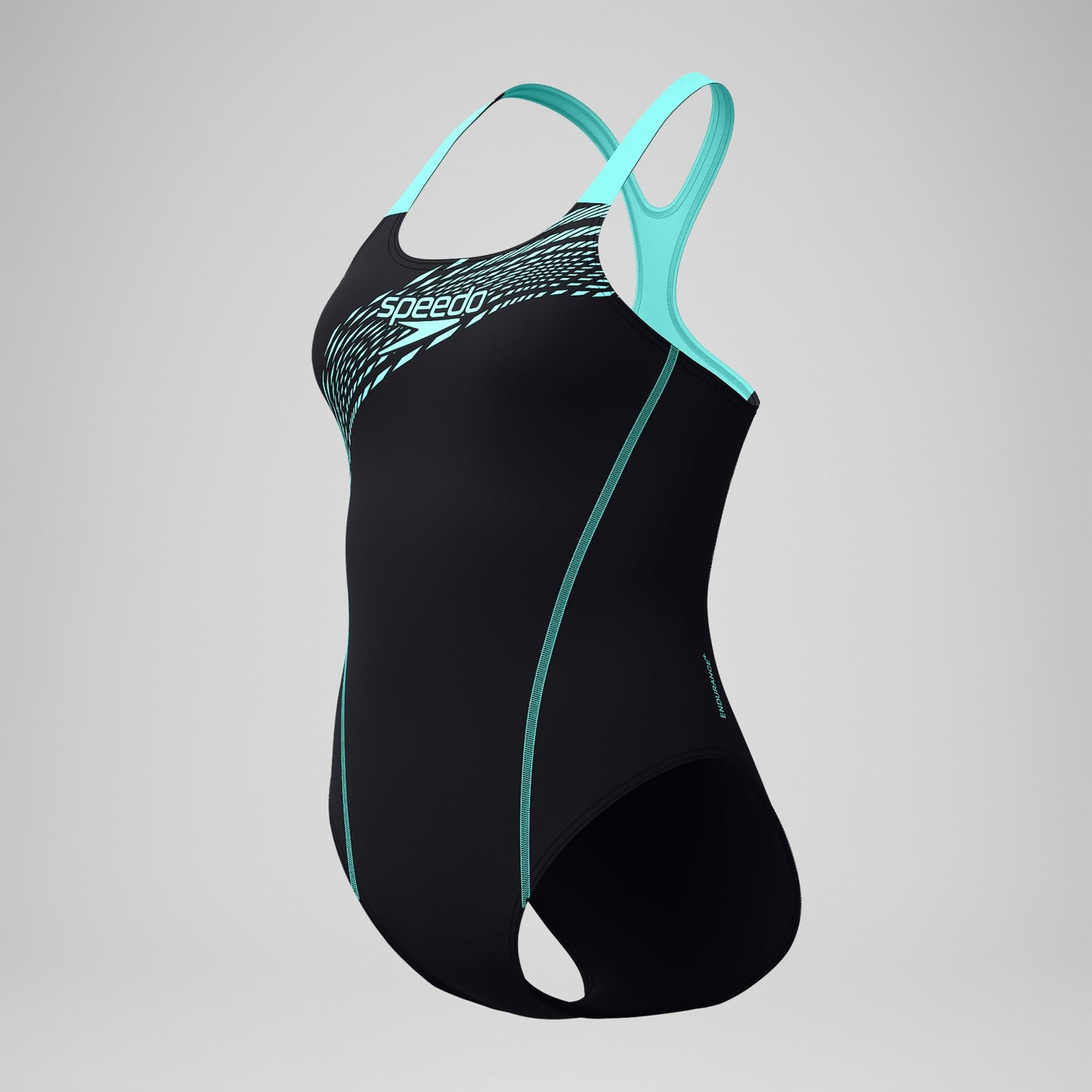 Medley Logo Swimsuit Black/Turquoise - Speedo
