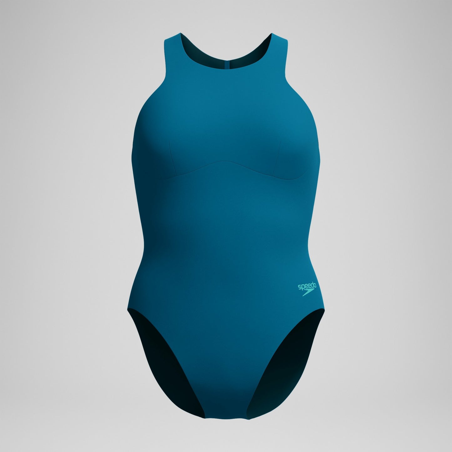 Racer Zip Swimsuit Dark Teal - Speedo