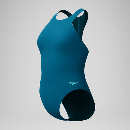 Racer Zip Swimsuit Dark Teal - Speedo