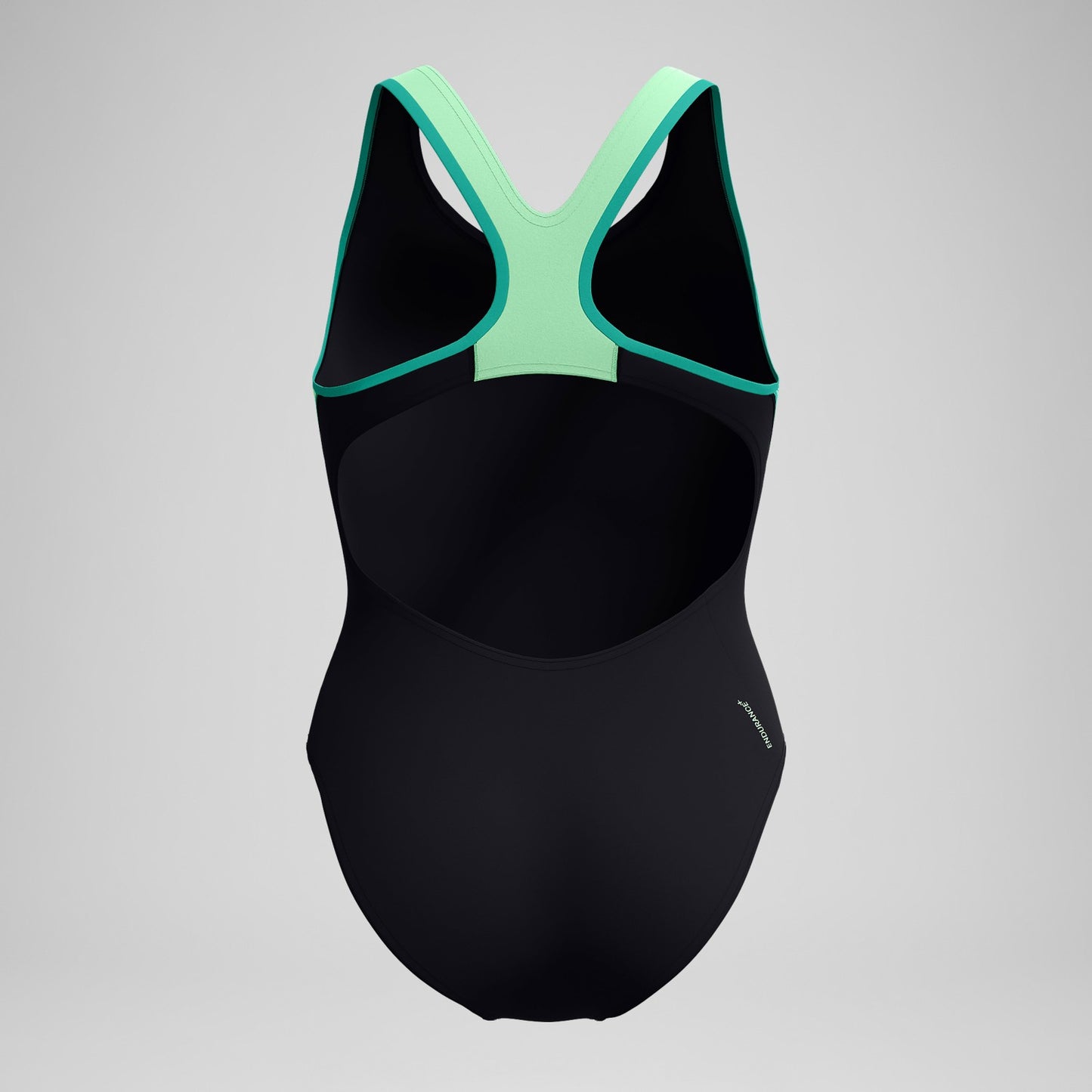 Placement Laneback Swimsuit Black/Turquoise - Speedo