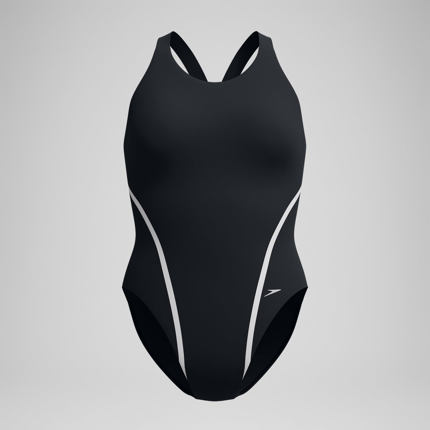 V Class Movement Back Swimsuit Black/Grey - Speedo
