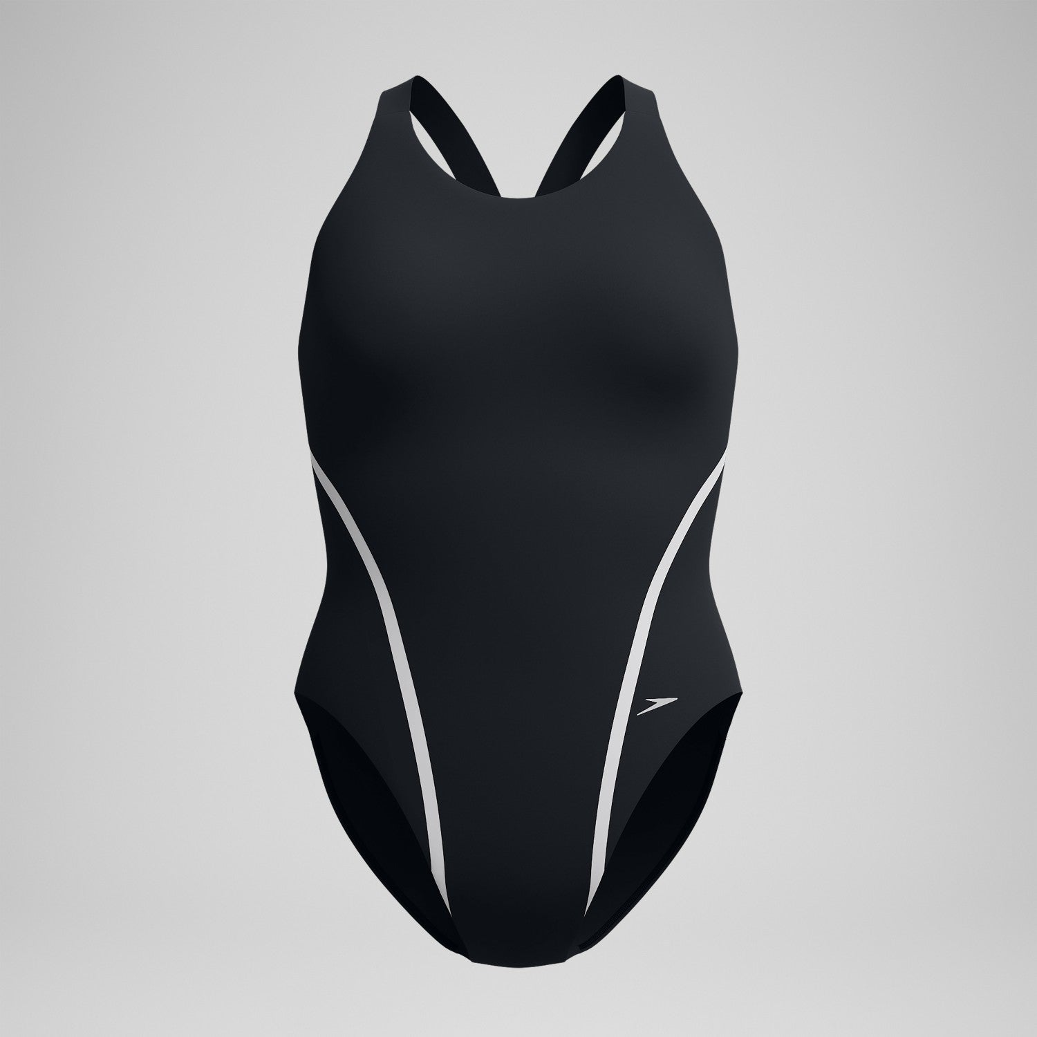 V Class Movement Back Swimsuit Black/Grey - Speedo