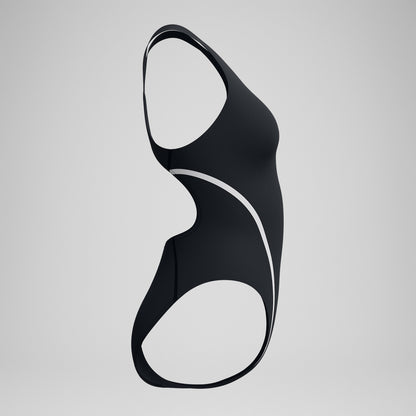 V Class Movement Back Swimsuit Black/Grey - Speedo