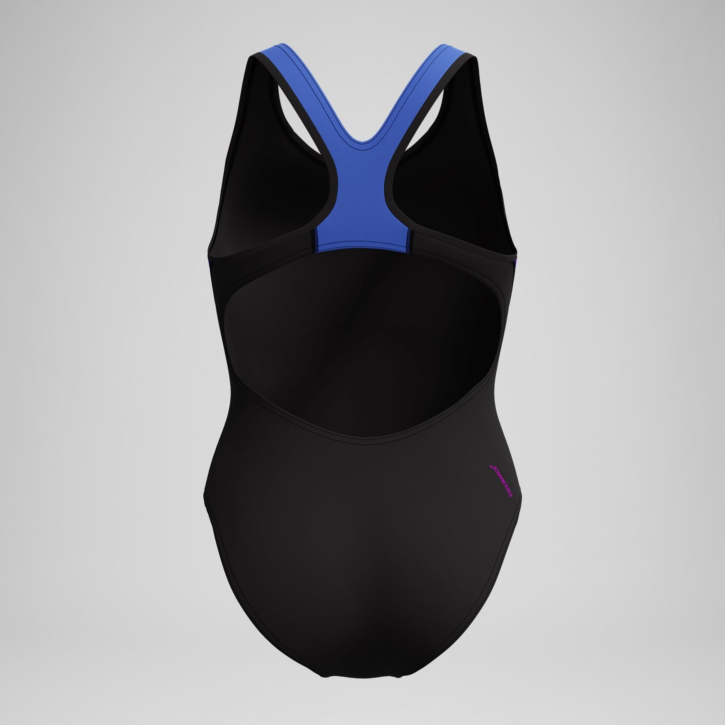 Placement Laneback Swimsuit Black/Blue - Speedo