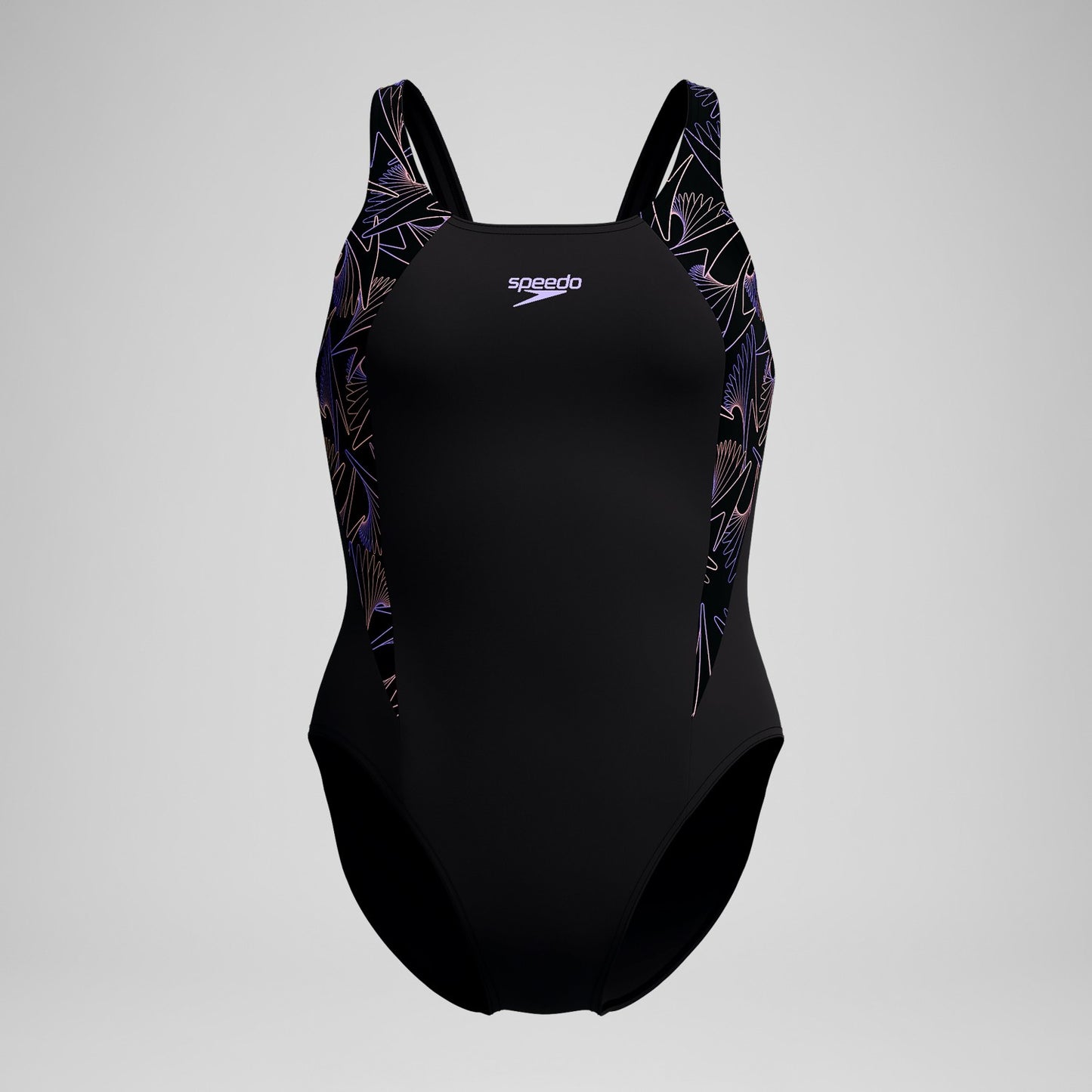 Hyperboom Splice Muscleback Swimsuit Black/Peach - Speedo