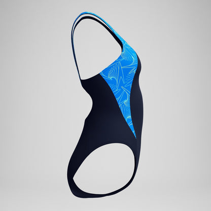 Hyperboom Splice Muscleback Swimsuit Navy/Blue - Speedo