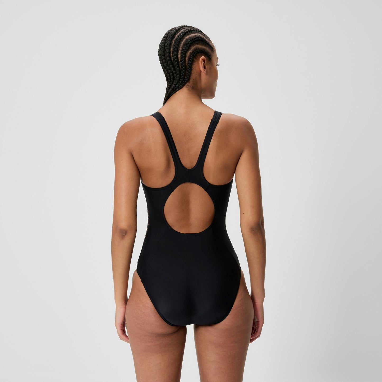 Placement Muscleback Swimsuit Black/Orange - Speedo