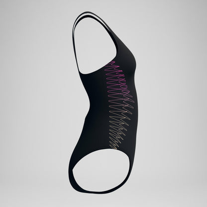 Placement Muscleback Swimsuit Black/Orange - Speedo