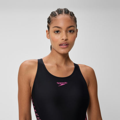 Placement Muscleback Swimsuit Black/Orange - Speedo
