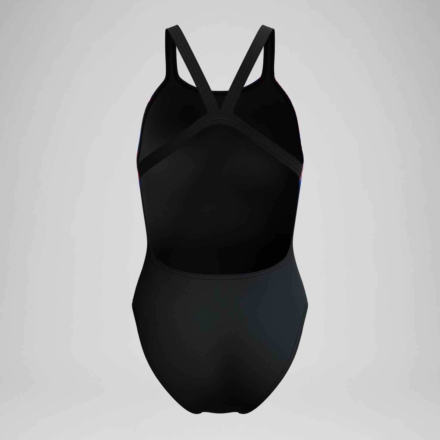 Club Training Printed Leaderback One Piece Black/Pink - Speedo