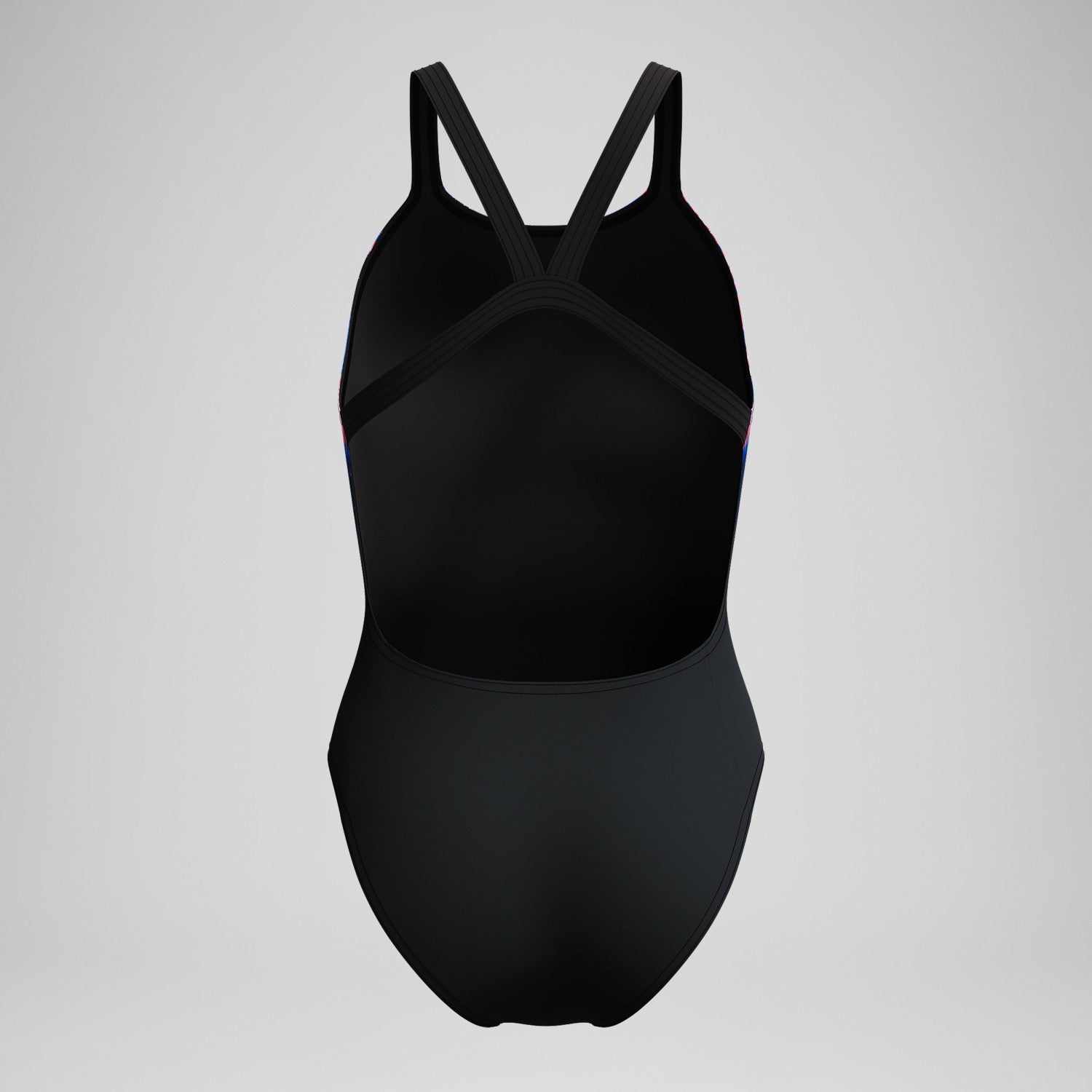 Club Training Printed Leaderback One Piece Black/Pink - Speedo