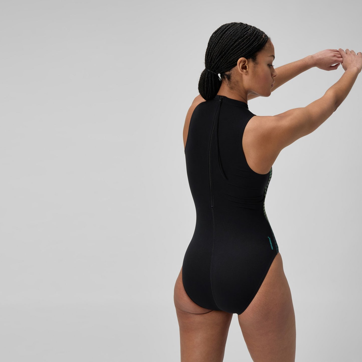 Printed Hydrasuit Black /Green - Speedo