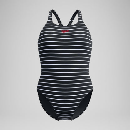 Endurance+ Printed Medalist Swimsuit Black - Speedo