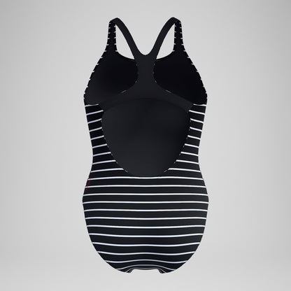 Endurance+ Printed Medalist Swimsuit Black - Speedo