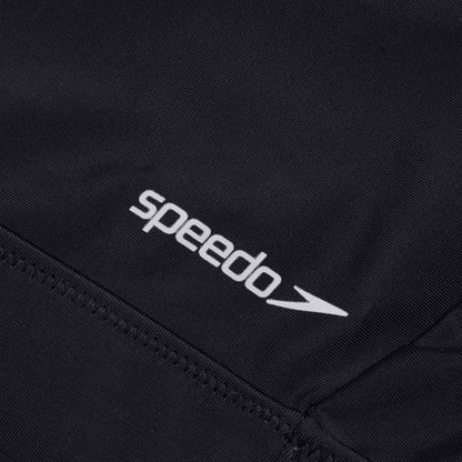 Mesh Solid Crop Top Black - Speedo
