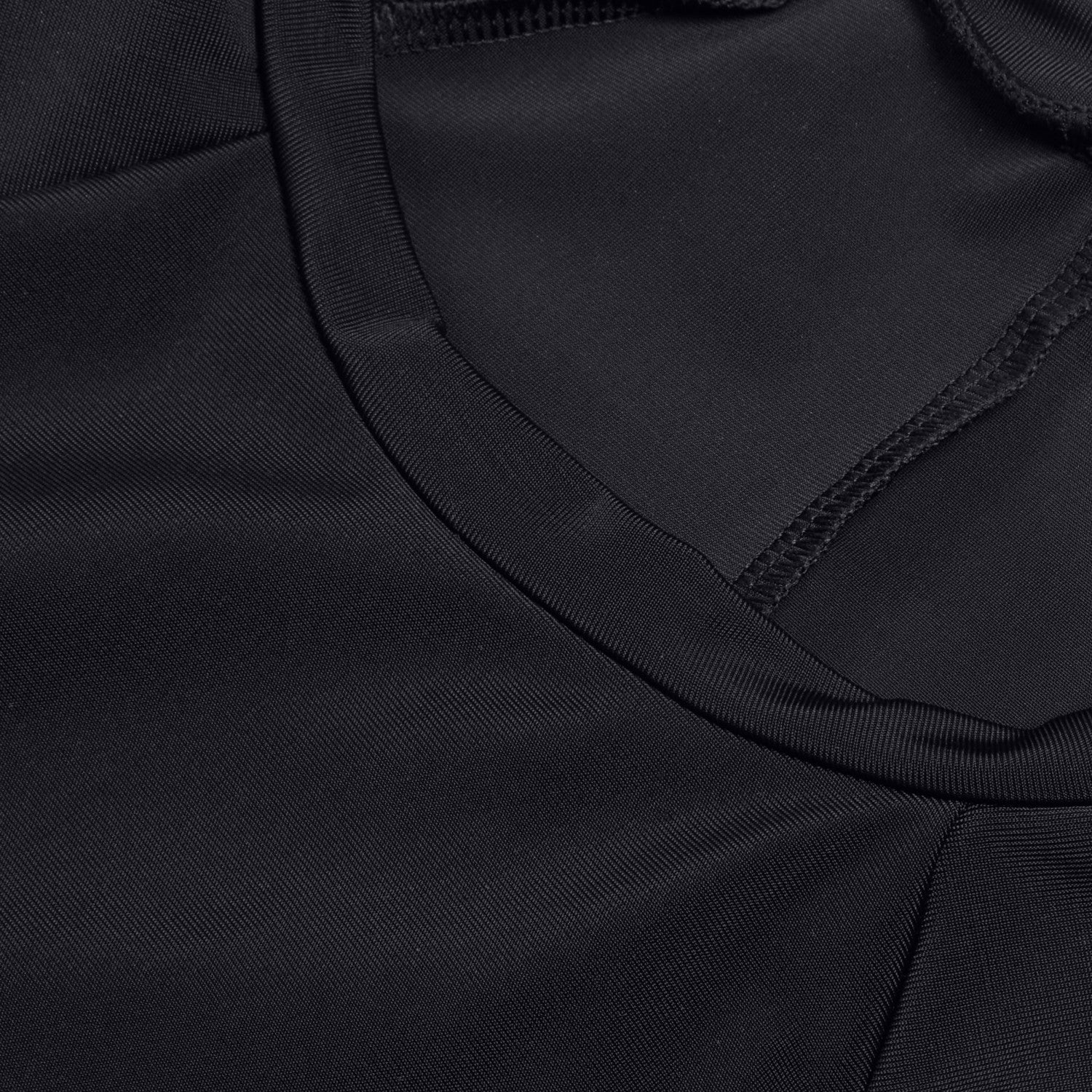 Mesh Solid Crop Top Black - Speedo