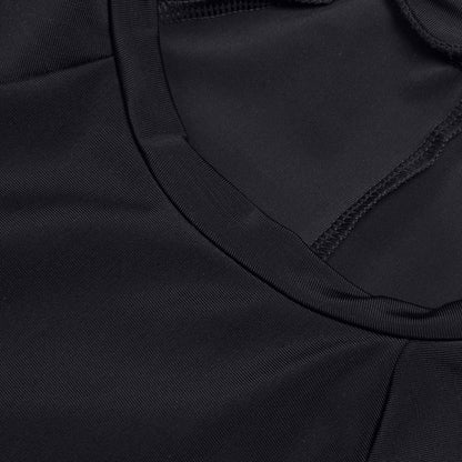 Mesh Solid Crop Top Black - Speedo