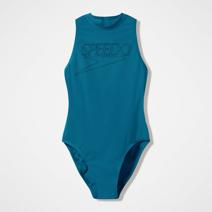 Endurance+ Logo Hydrasuit Green - Speedo