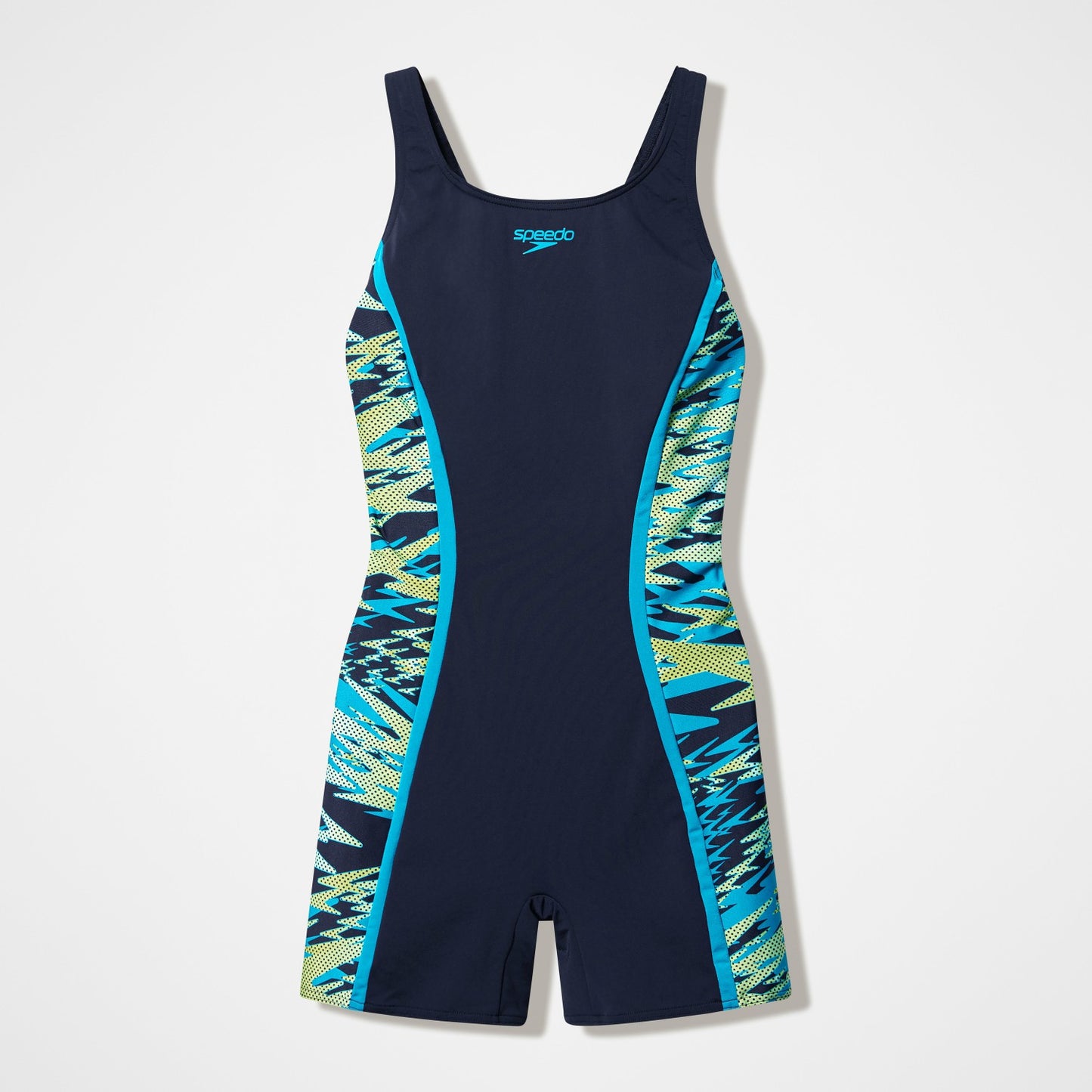 Hyperboom Splice Muscleback Legsuit Black/Turquoise - Speedo