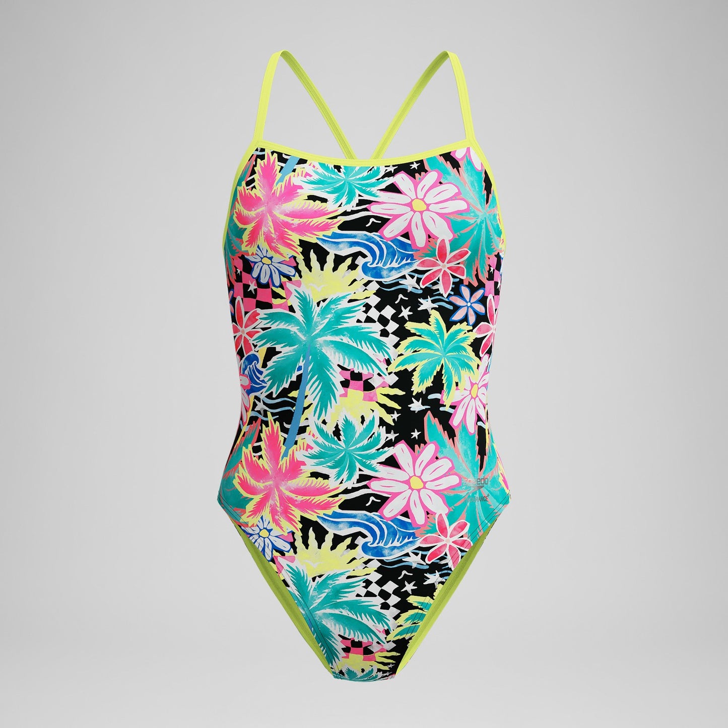 Club Training Printed V-Back 2.0 One Piece Green - Speedo