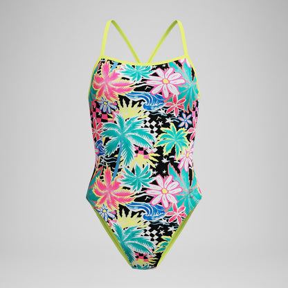 Club Training Printed V-Back 2.0 One Piece Green - Speedo