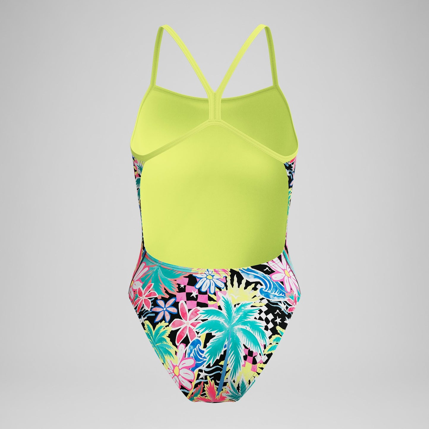 Club Training Printed V-Back 2.0 One Piece Green - Speedo