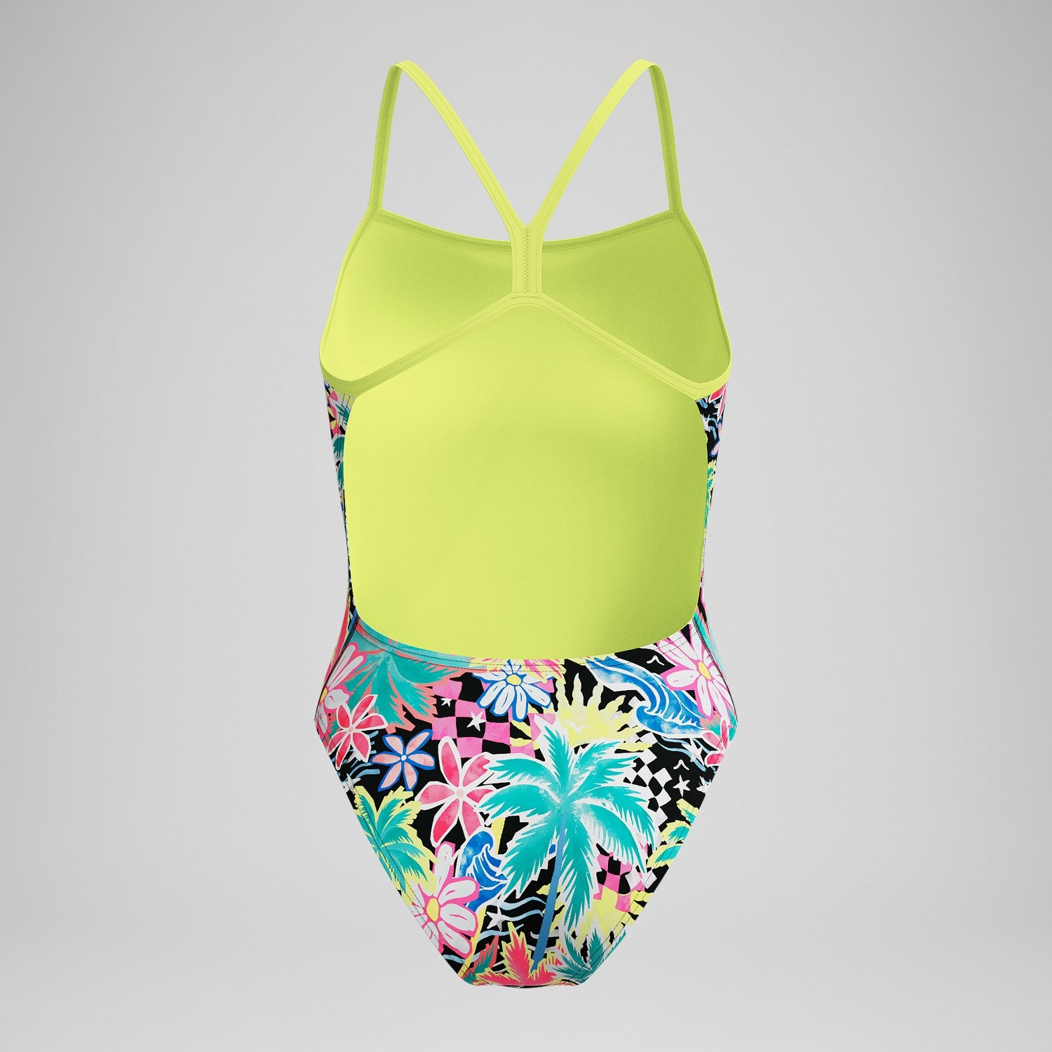Club Training Printed V-Back 2.0 One Piece Green - Speedo