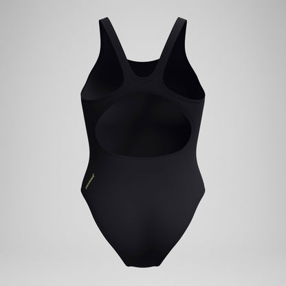Placement Muscleback Swimsuit Black/Yellow - Speedo