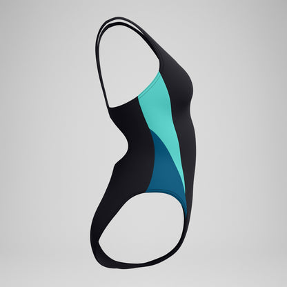 Colourblock 2.0 Swimsuit Black/Turquoise - Speedo