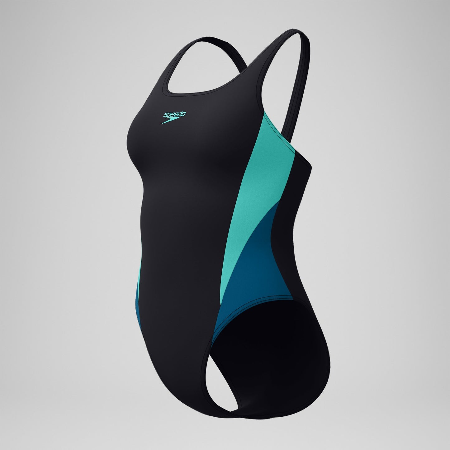 Colourblock 2.0 Swimsuit Black/Turquoise - Speedo