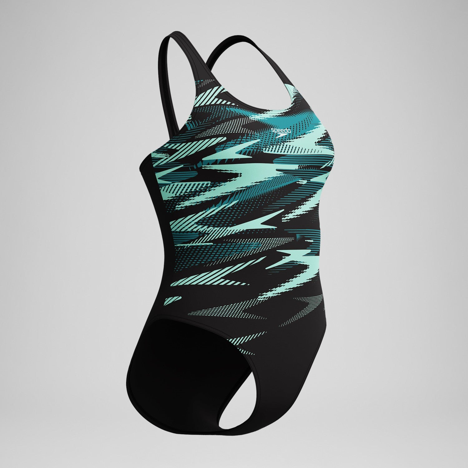 HyberBoom Placement Swimsuit DarkTeal/Green - Speedo