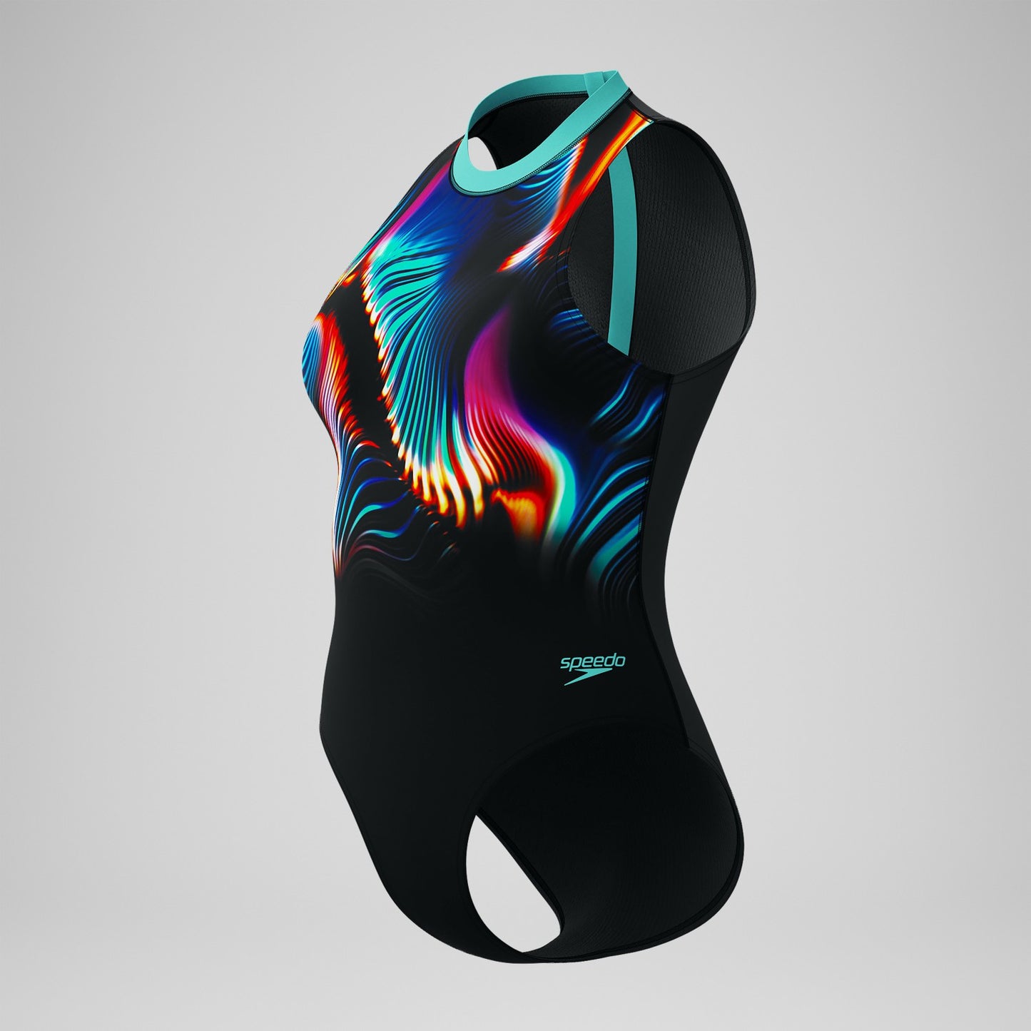 Printed Hydrasuit Black/Blue - Speedo
