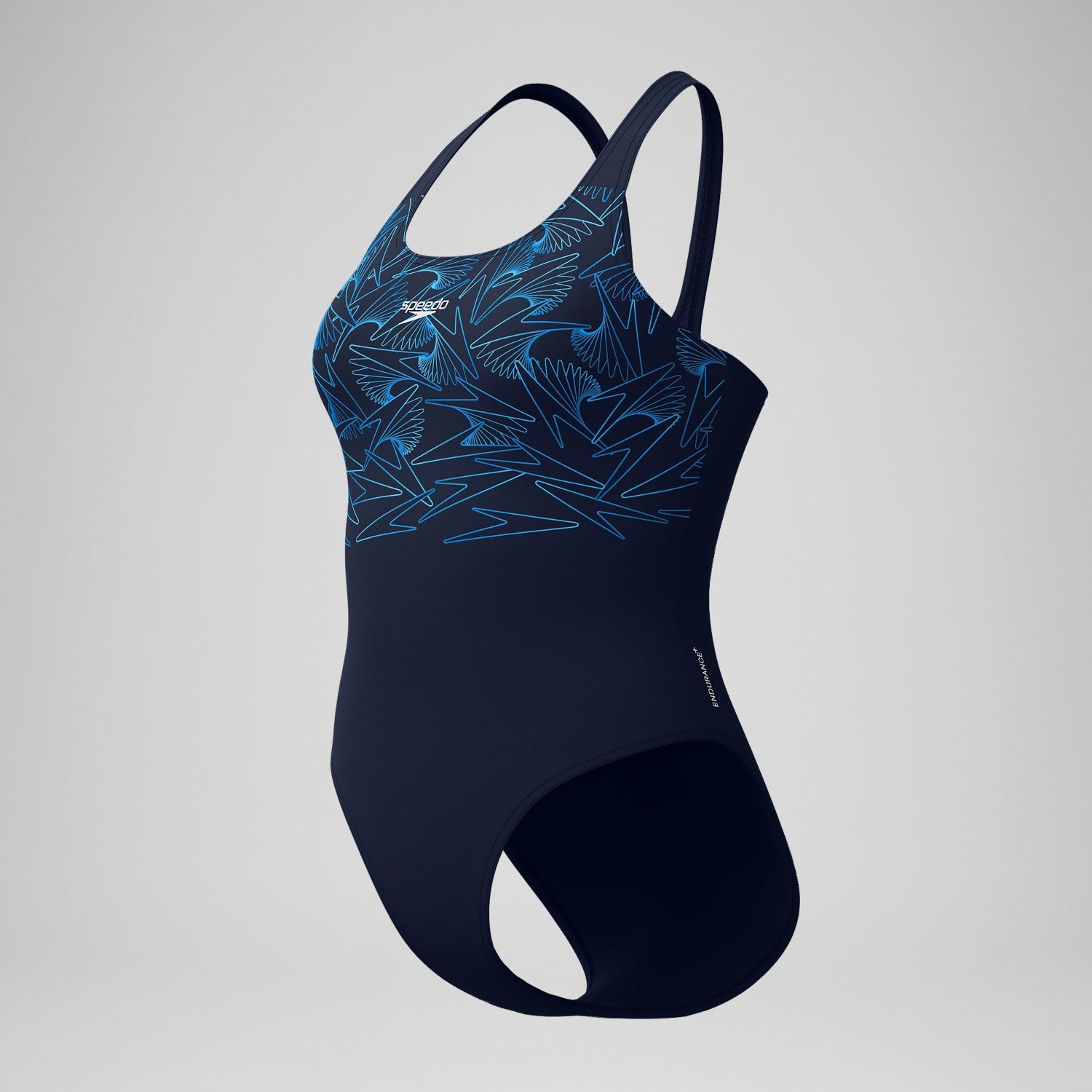 Hyperboom Placement Muscleback Swimsuit Navy/Blue - Speedo