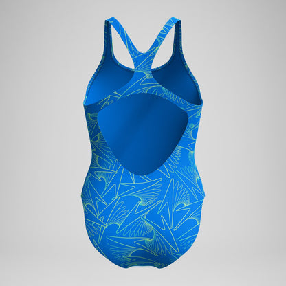 Hyperboom Medalist Allover Print Swimsuit Blue - Speedo