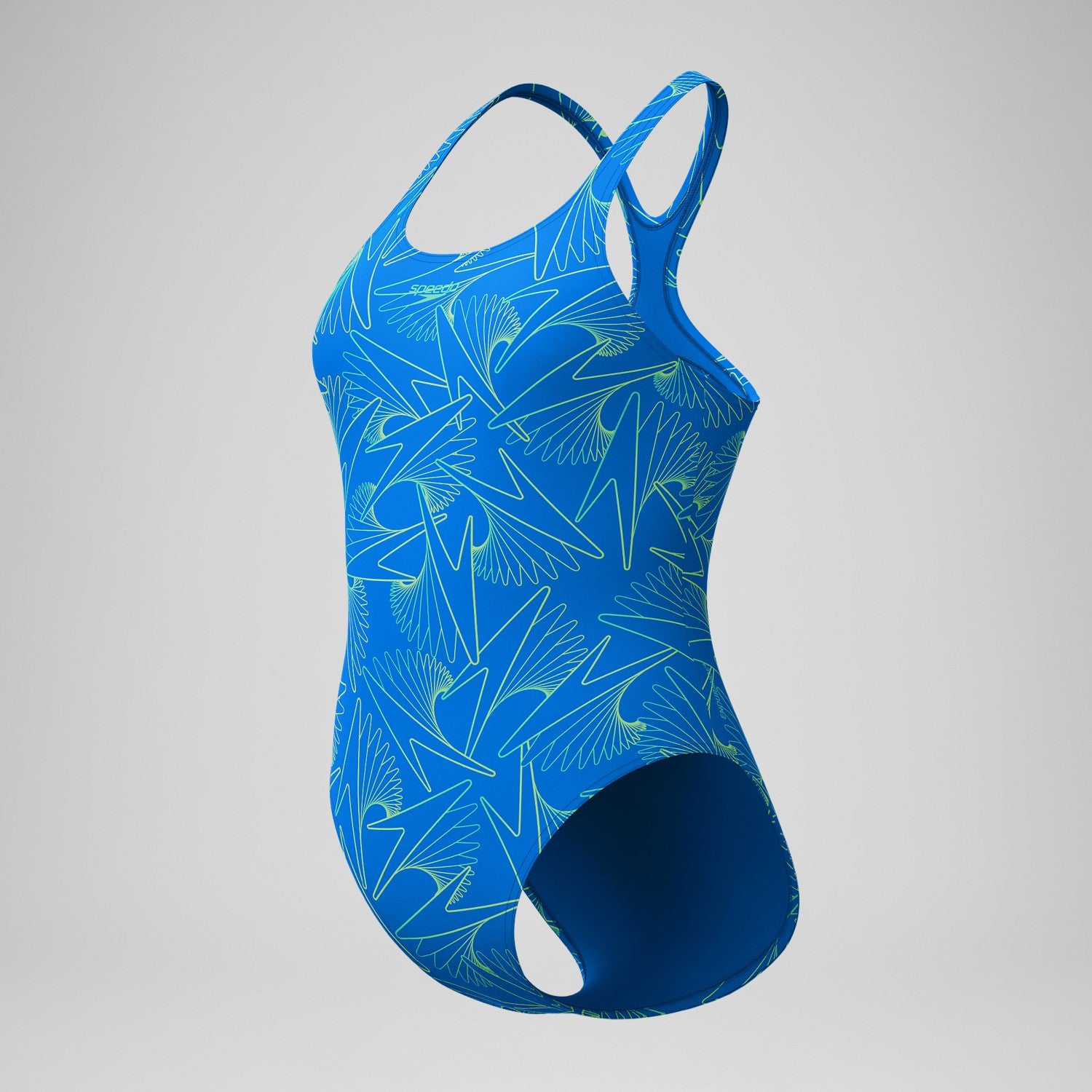 Hyperboom Medalist Allover Print Swimsuit Blue - Speedo