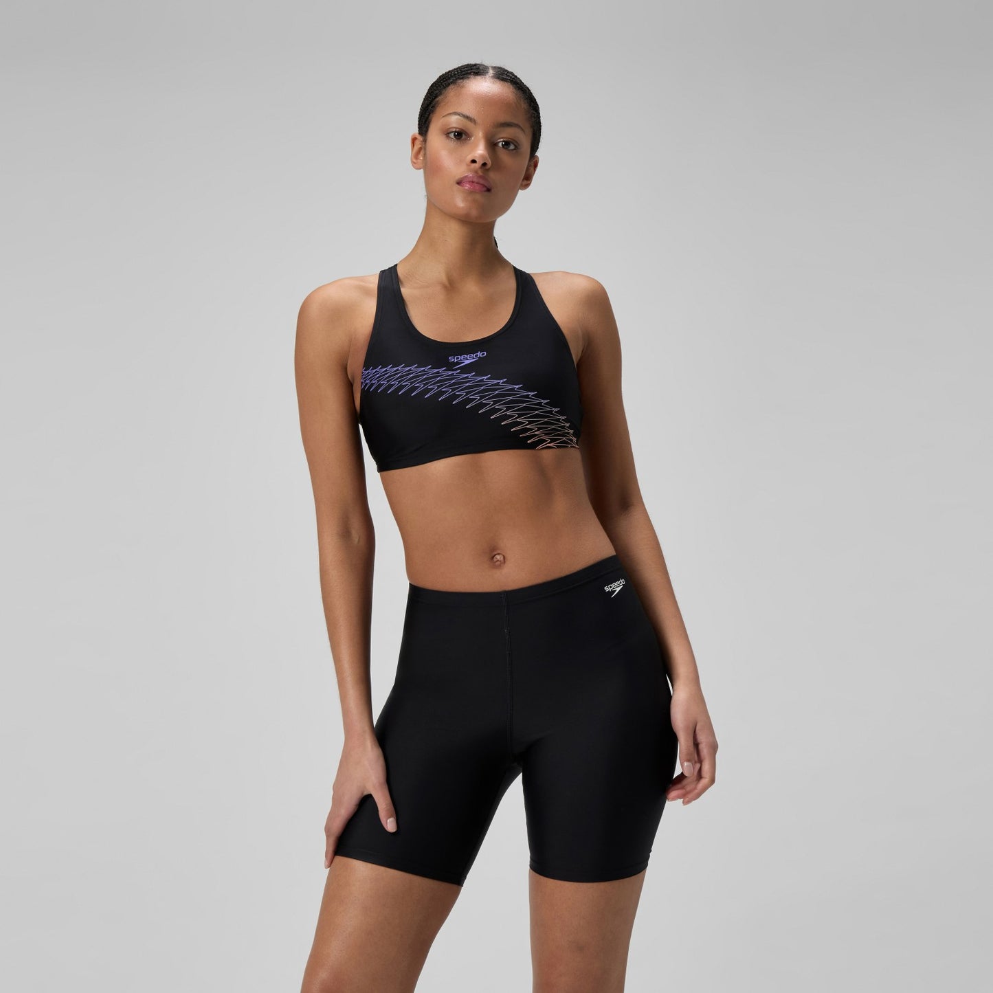 Solid Swim Shorts Black - Speedo