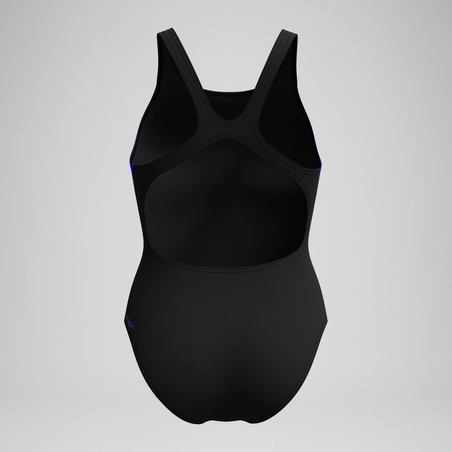 Club Training Printed Recordback Swimsuit Black/Blue - Speedo