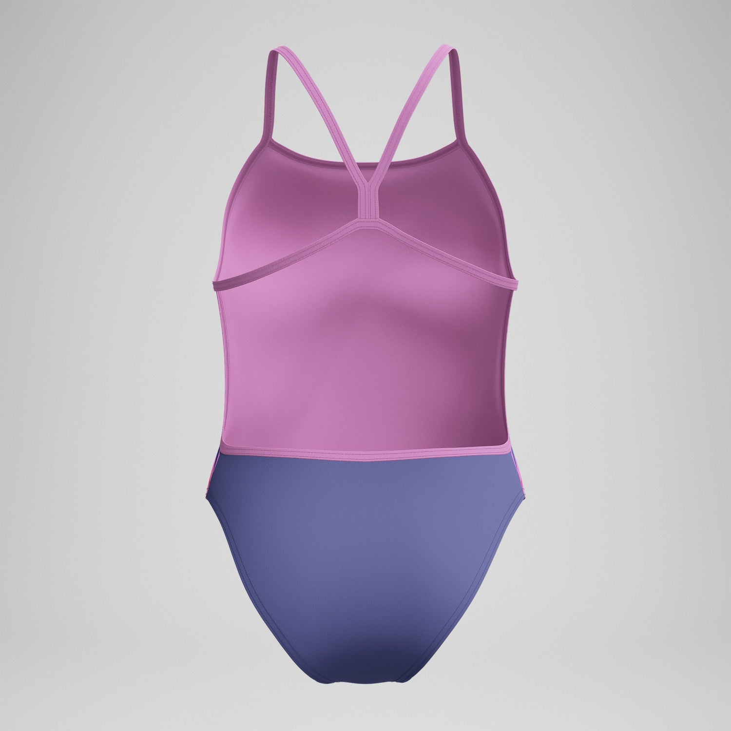 Club Training Placement V Back Swimsuit Pink/Blue - Speedo