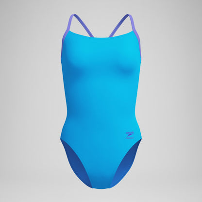 Club Training Solid Flyback 2.0 Swimsuit Blue - Speedo